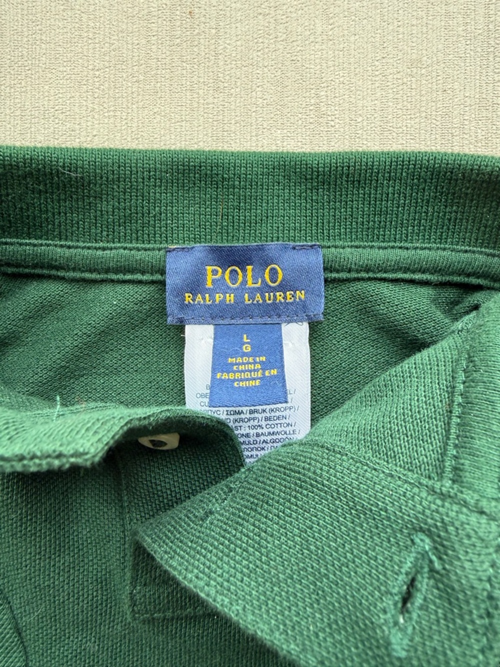 Polo by Ralph Lauren Green Short-Sleeve Dog Polo with Pink Pony - Picture 2 of 5